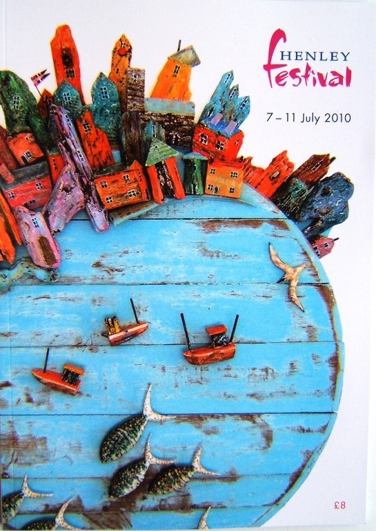 Tony Britnell - Village, Bird and Eight Fish Panel