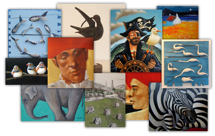 Meridian Art - Montage - View the artists