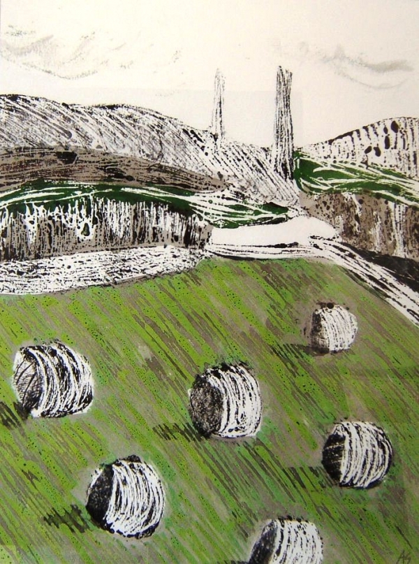 Alison Stewart - Round Bales I