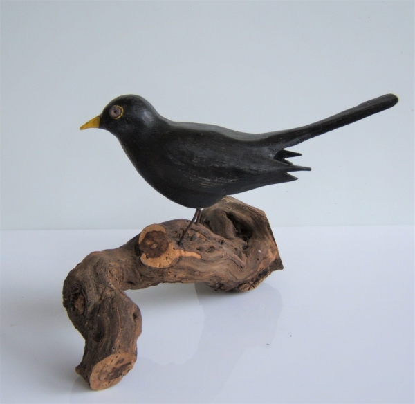 Tony Britnell - black bird on branch